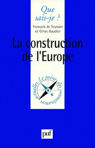 La Construction de l'Europe