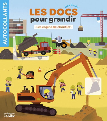 Couverture de Les engins de chantier par Eugénie Simon-Jacquet
