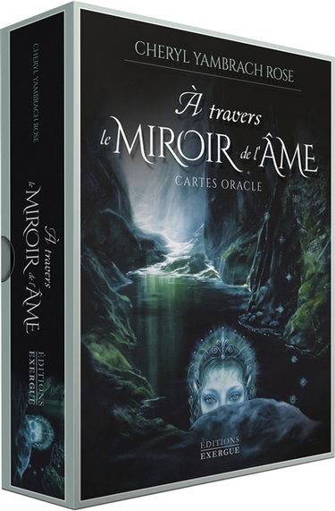 Couverture de A travers le miroir de l'âme : cartes oracle