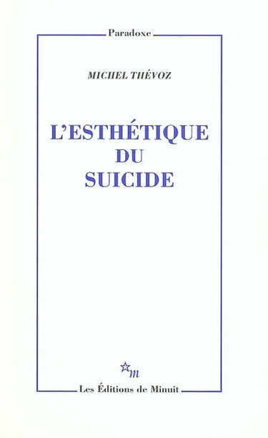 L'esthétique du suicide