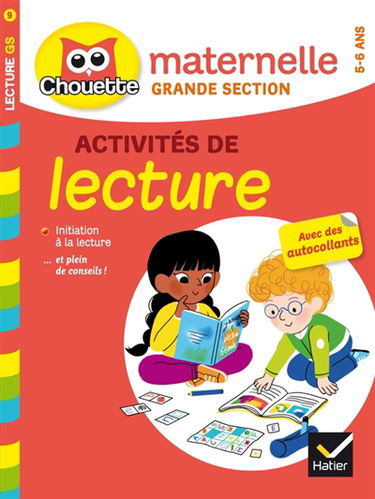 Activités de lecture, maternelle grande section, 5-6 ans : initiation à la lecture... et plein de conseils !