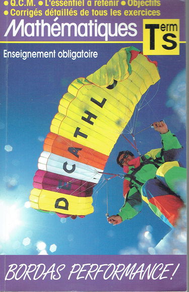 Mathématiques Terminale S : endeignement obligatoire : nouveau programme 1994