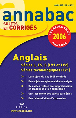 Anglais séries L, ES, S (LV1 et LV2) séries technologiques (LV1)