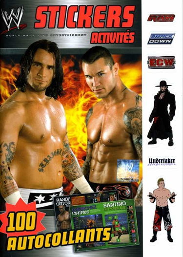 WWE stickers : activités