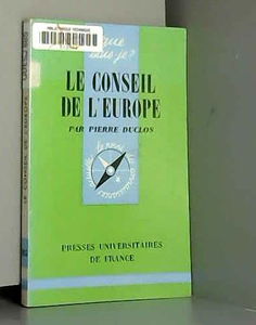 Le Conseil de l'Europe