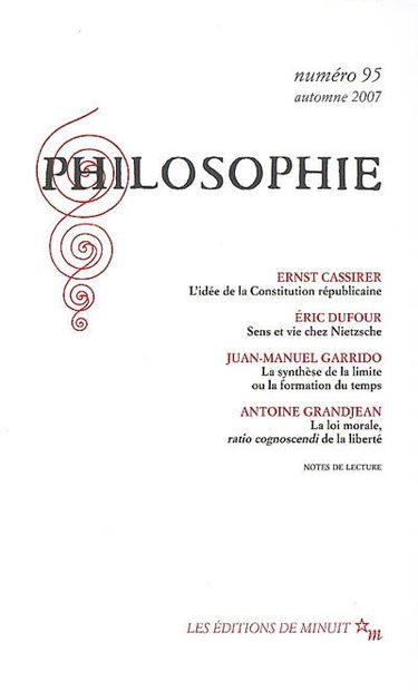 Philosophie, n° 95