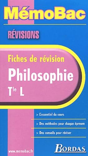 MEMO REVISION PHILO TERM. L (Ancienne Edition)