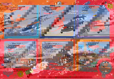 Cars, Planes, Planes 2 : 12 livres, histoires + coloriages