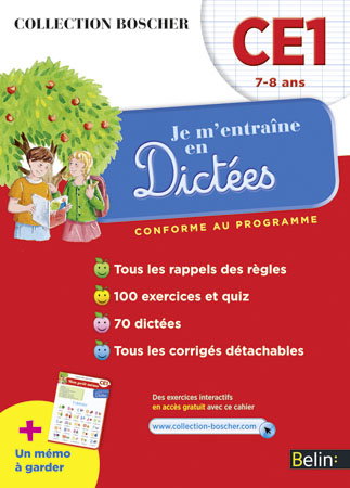 Je m'entraîne en dictées, CE1 7-8 ans