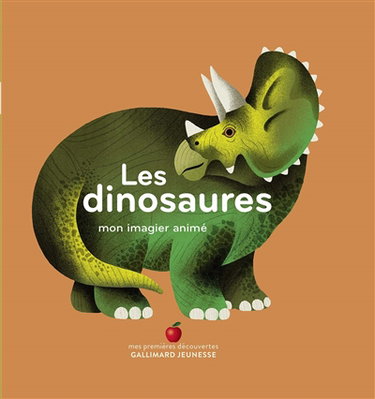 Couverture de Les dinosaures : mon imagier animé