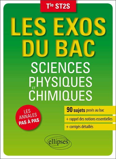 Couverture de Sciences physiques et chimiques, terminale ST2S