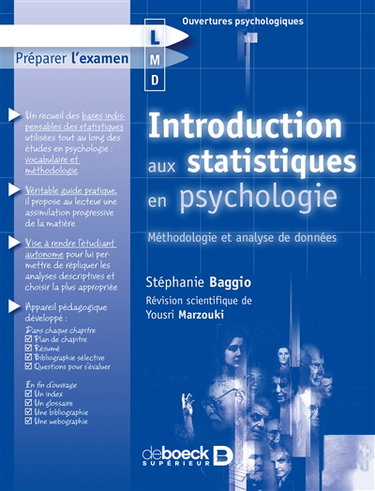 Introduction aux statistiques en psychologie : méthodologie et analyse de données