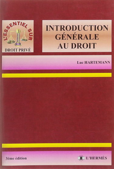 Introduction générale au droit
