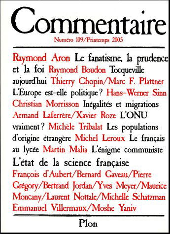 Commentaire, Volume 28 N° 109, Pr :