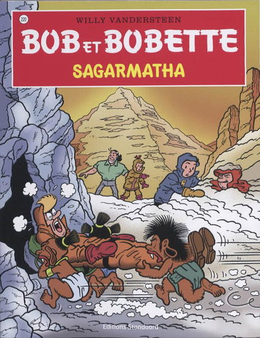 Couverture de Bob et Bobette 220: Sagarmatha par Willy Vandersteen