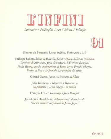 Infini (L'), n° 91