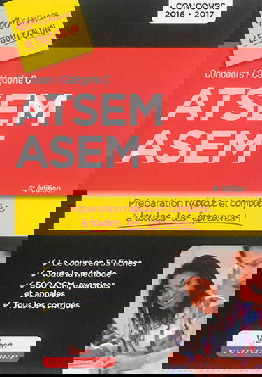 ATSEM, ASEM : concours, catégorie C : concours 2016-2017