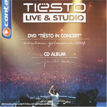 Couverture de Tiesto : Live and studio (inclus 1 CD)