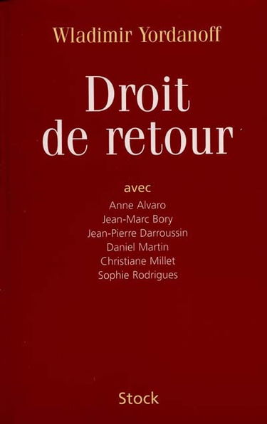 Droit de retour ou La part de l'ange