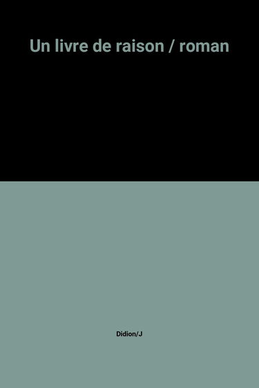 Un livre de raison