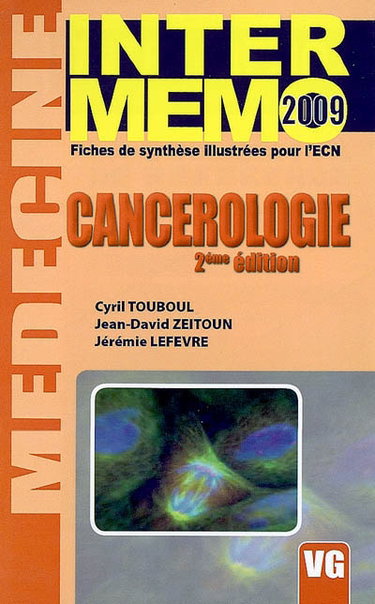 Couverture de Cancérologie : fiches de synthèse illustrées pour l'ECN : 2009