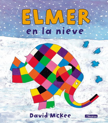 Couverture de Elmer en la nieve / Elmer in the Snow par David McKee