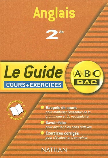 Anglais, 2de : cours et exercices