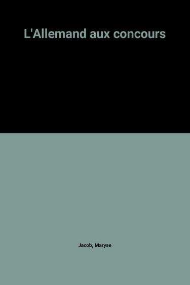 L'Allemand aux concours HEC