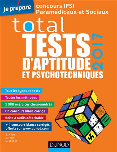 Total tests d'aptitude et psychotechniques 2017