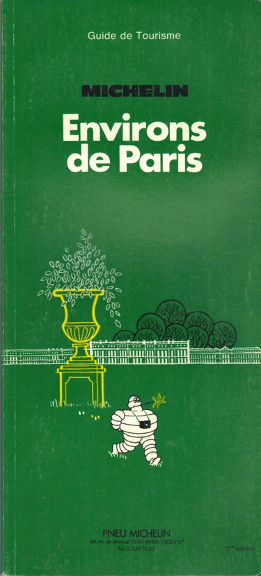 Couverture de Michelin Green Guide: Environs of Paris