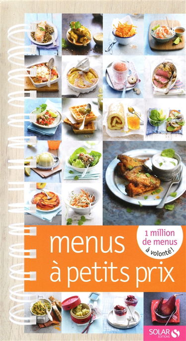 Menus à petits prix : 1 million de menus à volonté !