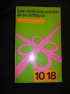 Couverture de Les chemins actuels de la critique