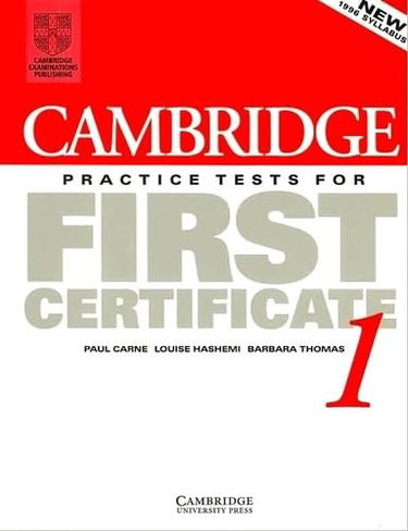 Couverture de Cambridge Practice Tests for First Certificate 1 Student's book