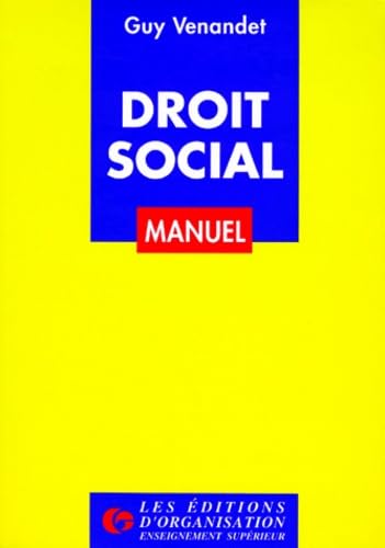 Droit social, 2e édition. Manuel
