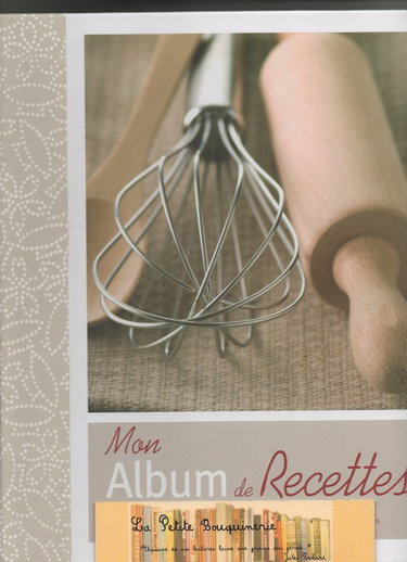 Couverture de Mon album de recettes par Collectif