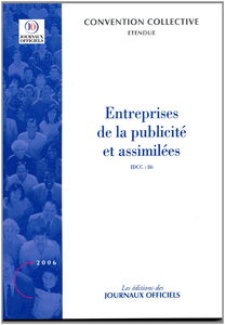 Entreprises de la publicité et assimilées : convention collective étendue, IDCC 86