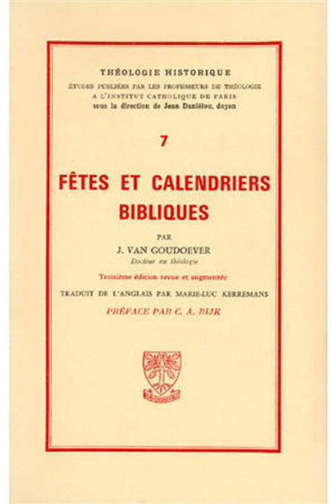 Fêtes et calendriers bibliques