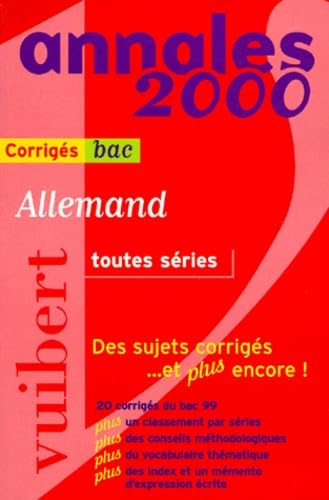 Allemand toutes séries : baccalauréat 2000