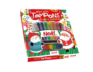 Couverture de Mes jolis tampons colorés : Noël