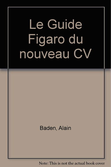 Le Guide Figaro du nouveau CV