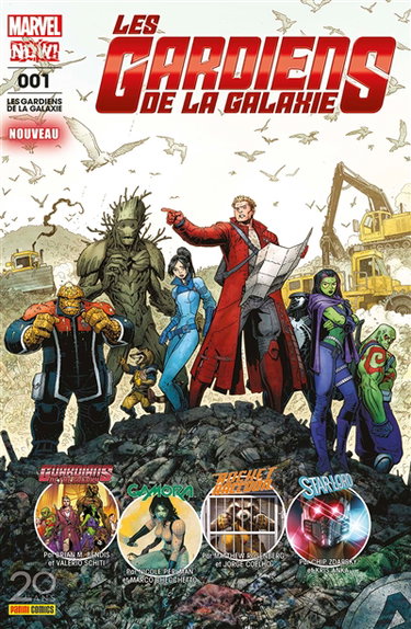 Couverture de Les gardiens de la galaxie, n° 1