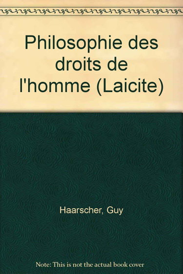 Couverture de La philosophie des droits de l'homme