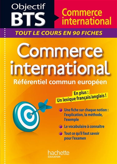 Couverture de Commerce international : tout le cours en 90 fiches