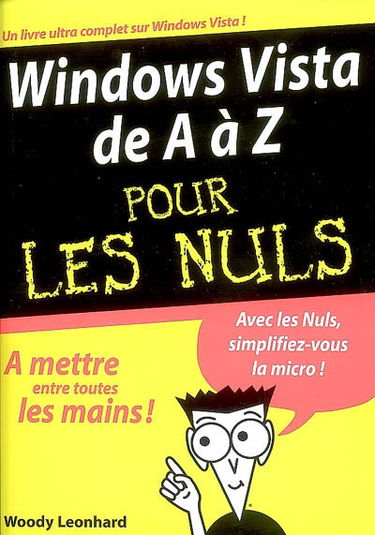 Windows Vista de A à Z pour les nuls