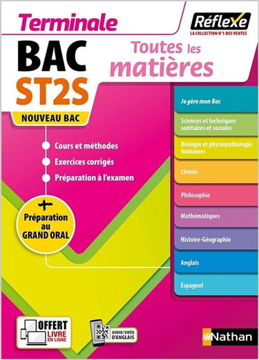 Bac ST2S terminale : toutes les matières : nouveau bac
