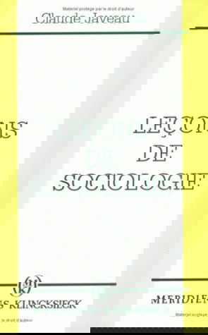 Leçons de sociologie