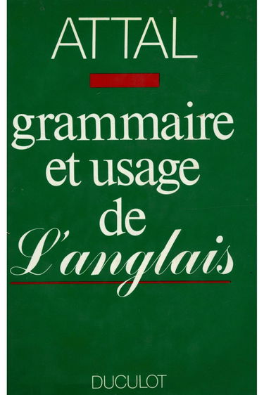 Grammaire et usage de l'anglais
