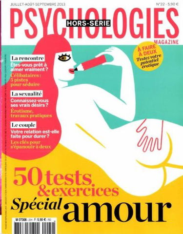 psychologies hors-série; 50 tests et exercices spécial amour; a faire a deux testez votre potentiel érotique