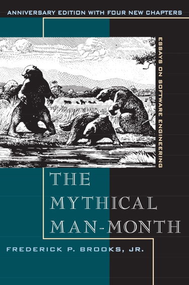 Couverture de The Mythical Man-Month: Essays on Software Engineering, Anniversary Edition