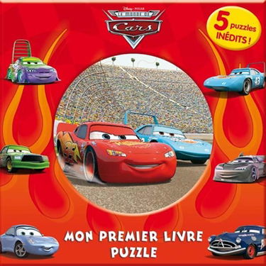 Mon premier livre-puzzle : Cars, quatre roues
